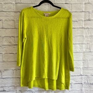 PHILOSOPHY CITRUS PEAR LIGHTWEIGHT SWEATER TOP